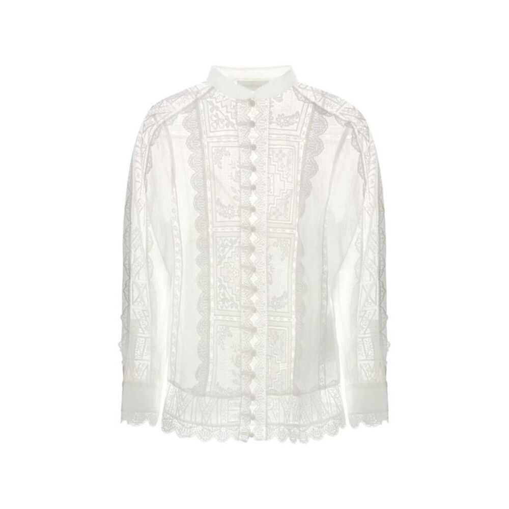Zimmermann Women Aster Embroidered Blouse